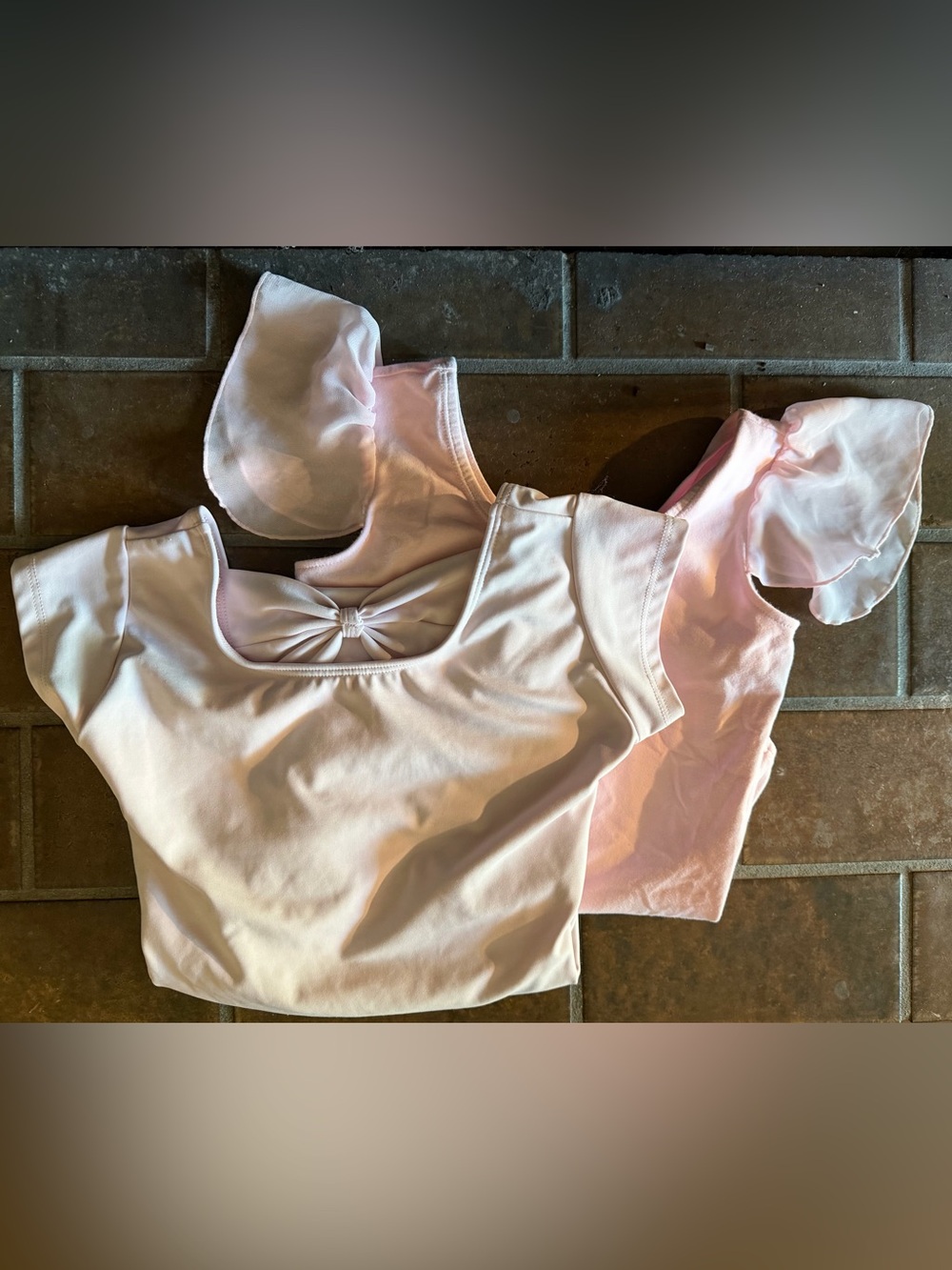 Bundle of two dance leotards